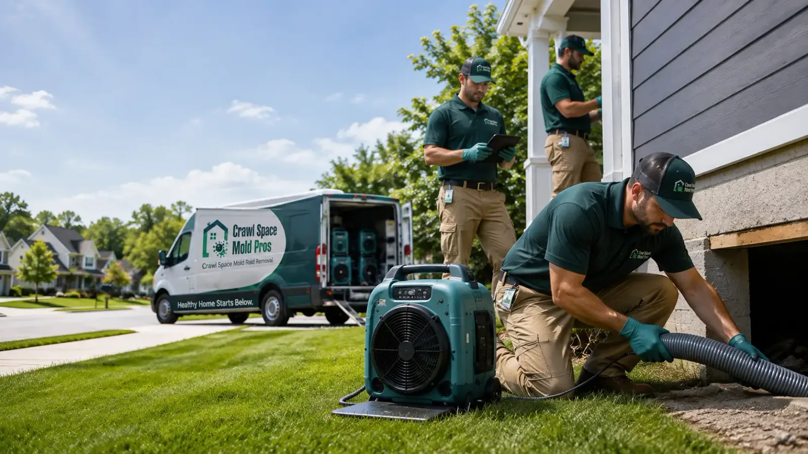 Crawl Space Mold Removal in Burlington, IL
